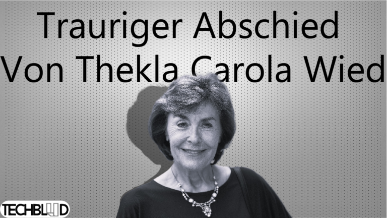 Trauriger Abschied von Thekla Carola Wied