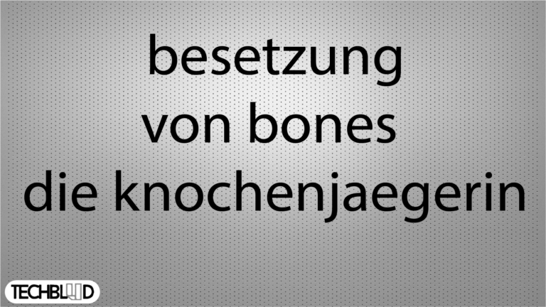 besetzung von bones die knochenjaegerin